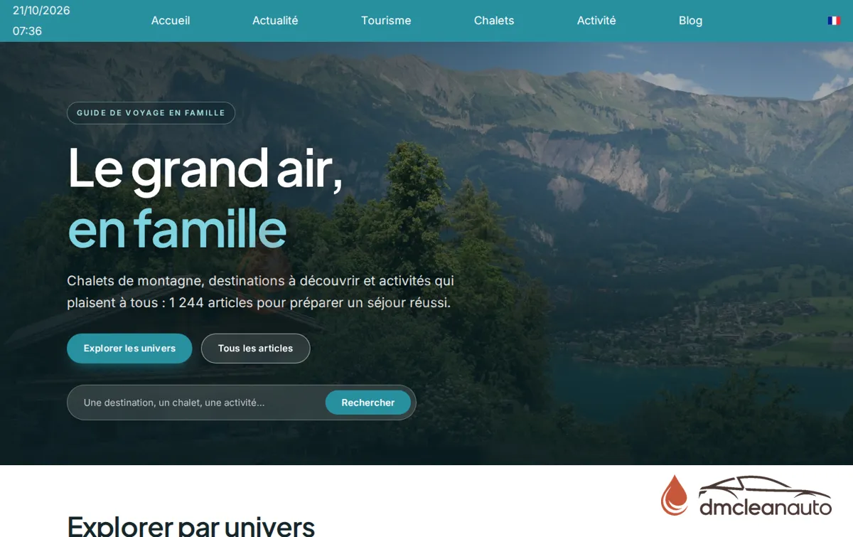 Capture : Chalet Eau Vive • La référence des conseils touristique pour un voyage en famille réussi